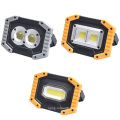 COB Work Light Rechargeable Portable Waterproof LED Flood Lights for Outdoor Camping Hiking Emergency Car Repairing and Job Site Lighting